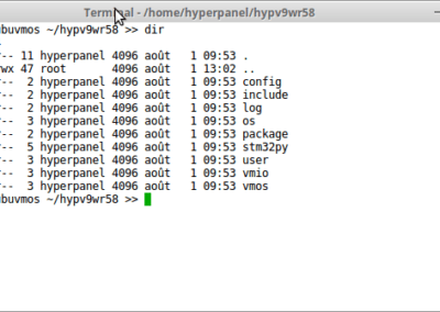 Hyperpanel OS software installed