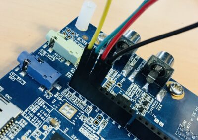 How to connect the encoder to the MB1225
