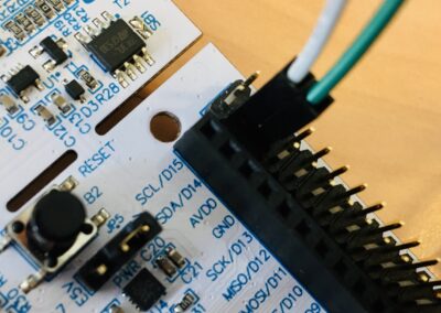 How to connect wires on the MB1136 (I2C)