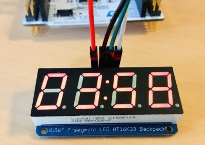 How to connect wires on the I2C device