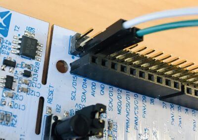 How to connect wires on the MB1136 (I2C)